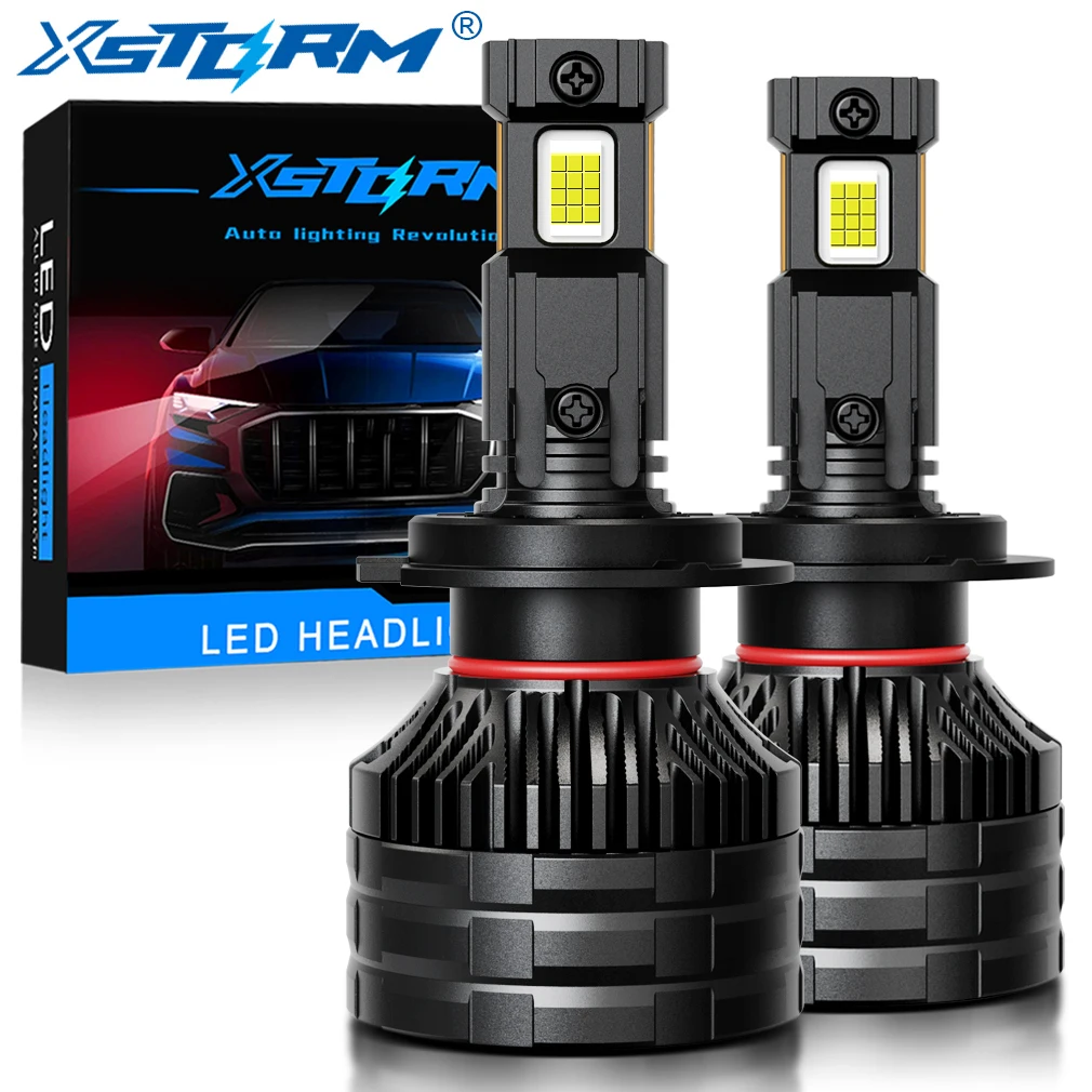 

XSTORM H7 Led H8 H11 H16 9005 HB3 9006 HB4 9012 Hir2 Комплект ламп для автомобильных фар Canbus 300 Вт 6000 лм K Turbo Светодиодная лампа автомобильная фотолампа