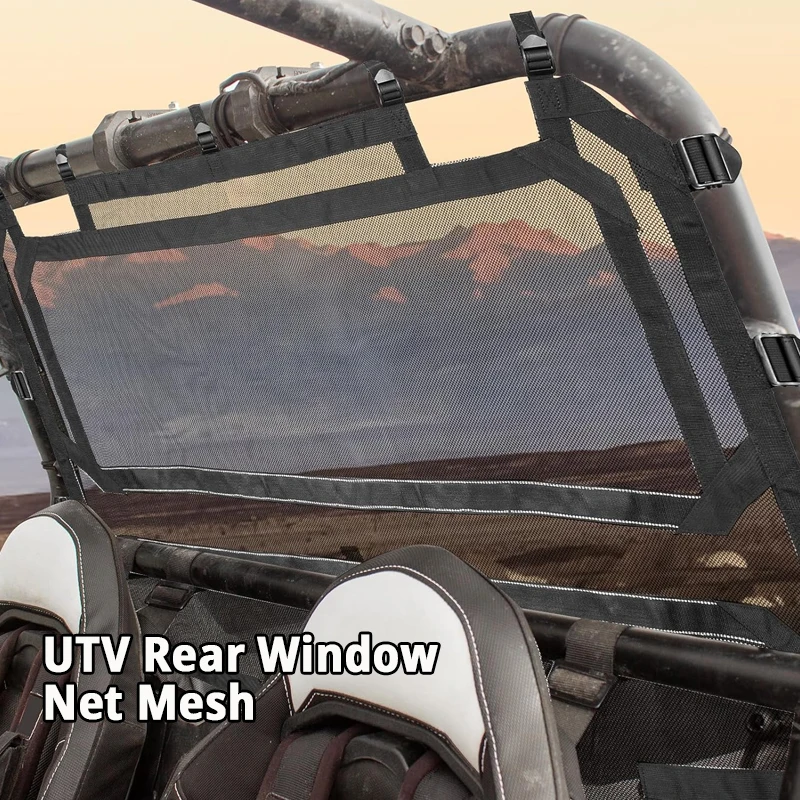 

For 2014-2020 RZR XP & XP 4 1000 Turbo OEM # 2879507 Rear Window Mesh Netting Thickened Rear Mesh Sunshade Windshield ﻿
