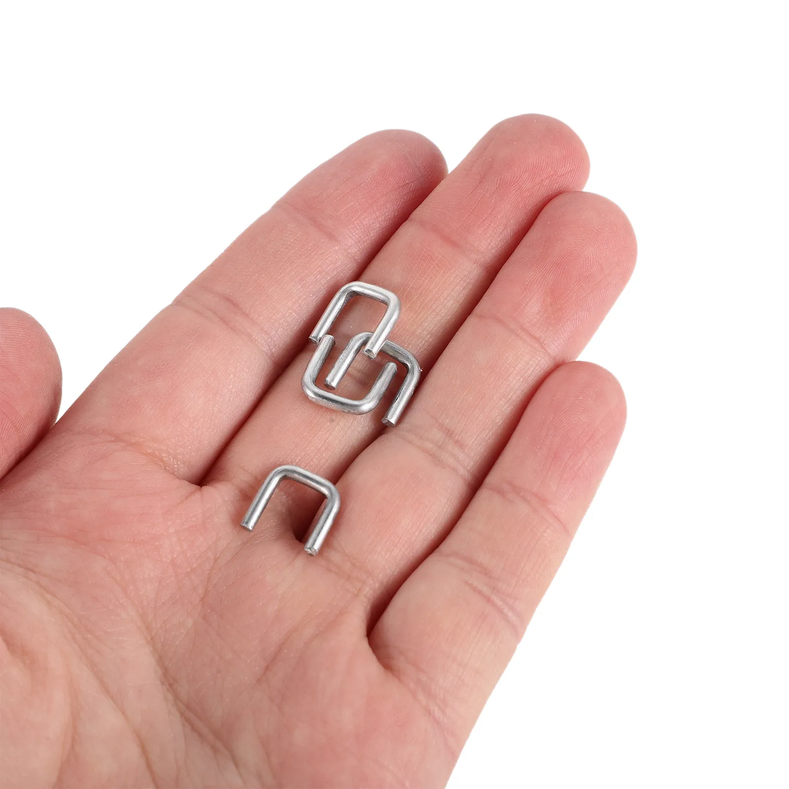 

4000Pcs Aluminum U-Shaped Sausage Clips for Manual Efficient Secure Sealing of Sausage Casings Outdoor Kitchen
