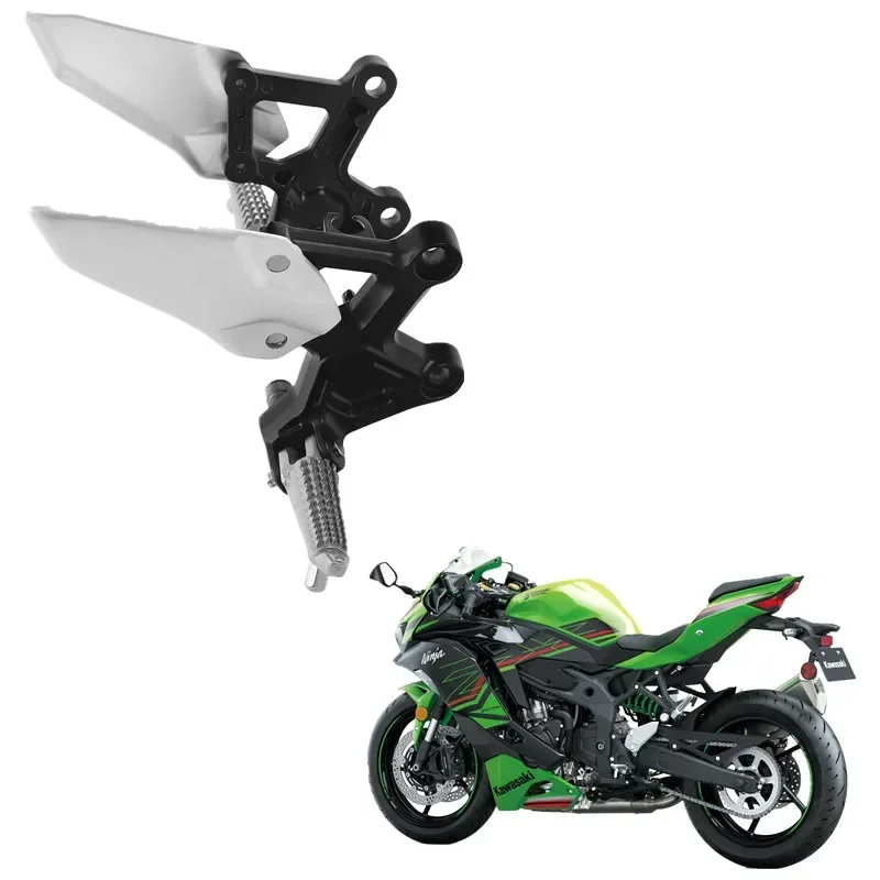 

Для Kawasaki Ninja ZX-4RR 2023, детали для мотоциклов, аксессуары, передняя подставка для ног водителя, подножки, комплект кронштейнов