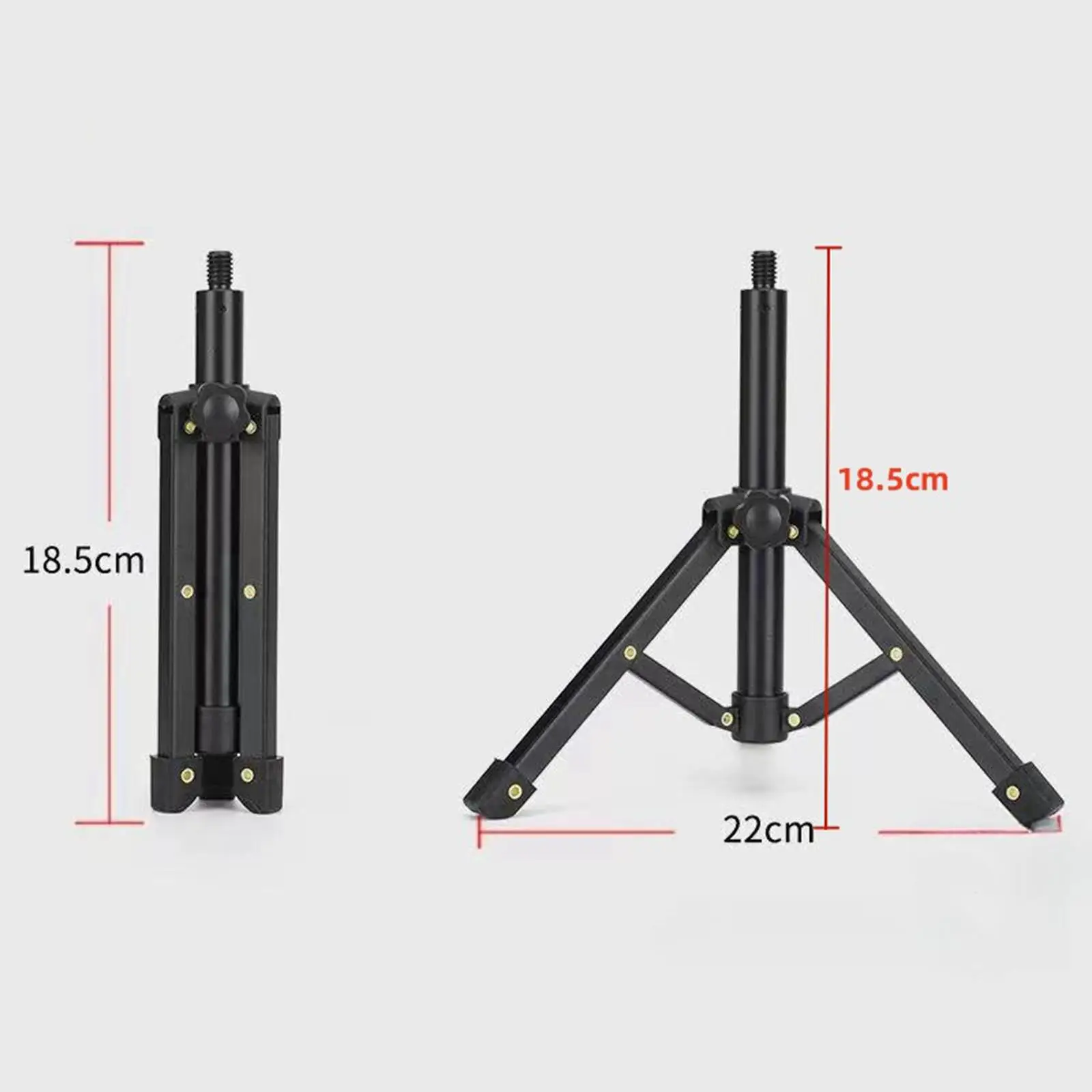 Professional Mic Isolation Shield Foldable Sound Absorbent Foam Panel with Tripod for Studio Recording view 3