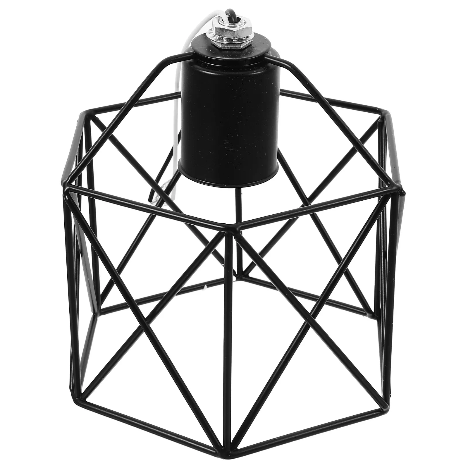 Industrial Iron Ceiling Light Rust Resistant Indoor Fixture for Porch Hallway Home LED Bulb Compatible