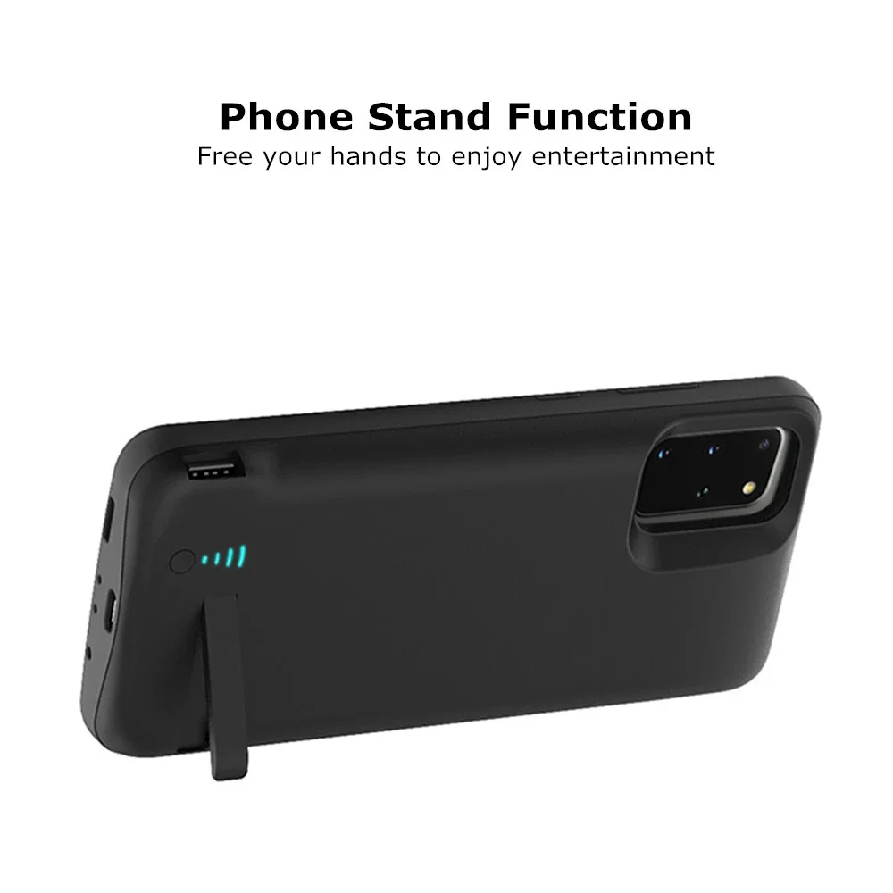 Funda para cargador de batería externo, cubierta de carga para Samsung Galaxy S20 FE 5G, 5000mAh