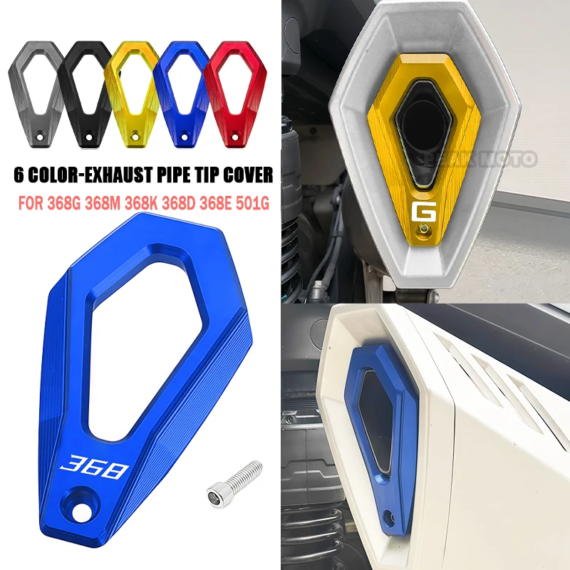 

For ZONTES 368G 368D 368E 368M 368K 501G Motorcycle Accessories Exhaust Pipe Tail trims Protection Cover 368 G M K E D 501 G