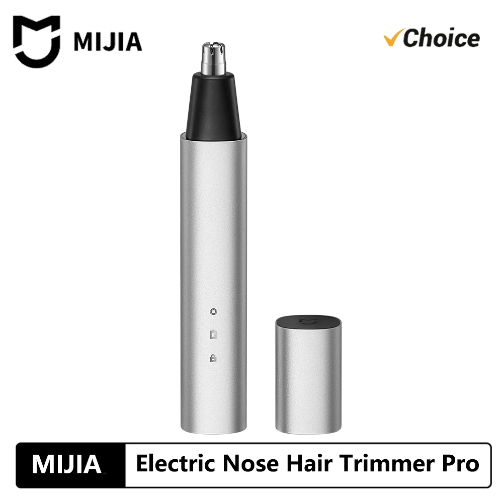 2026 NEW MIJIA Electric Nose Hair Trimmer Pro Aluminum Alloy Portable 11° Oblique Blade Painless Nose Ear Hair Clipper （CN）