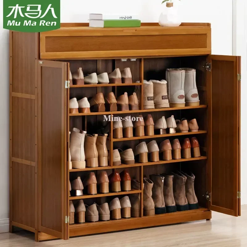 Shoe Cabinet Household Door Storage Dustproof Simple Shoe Shelf Multi-layer Economic Non-solid Wood Dormitory Rack Shoes Shelf