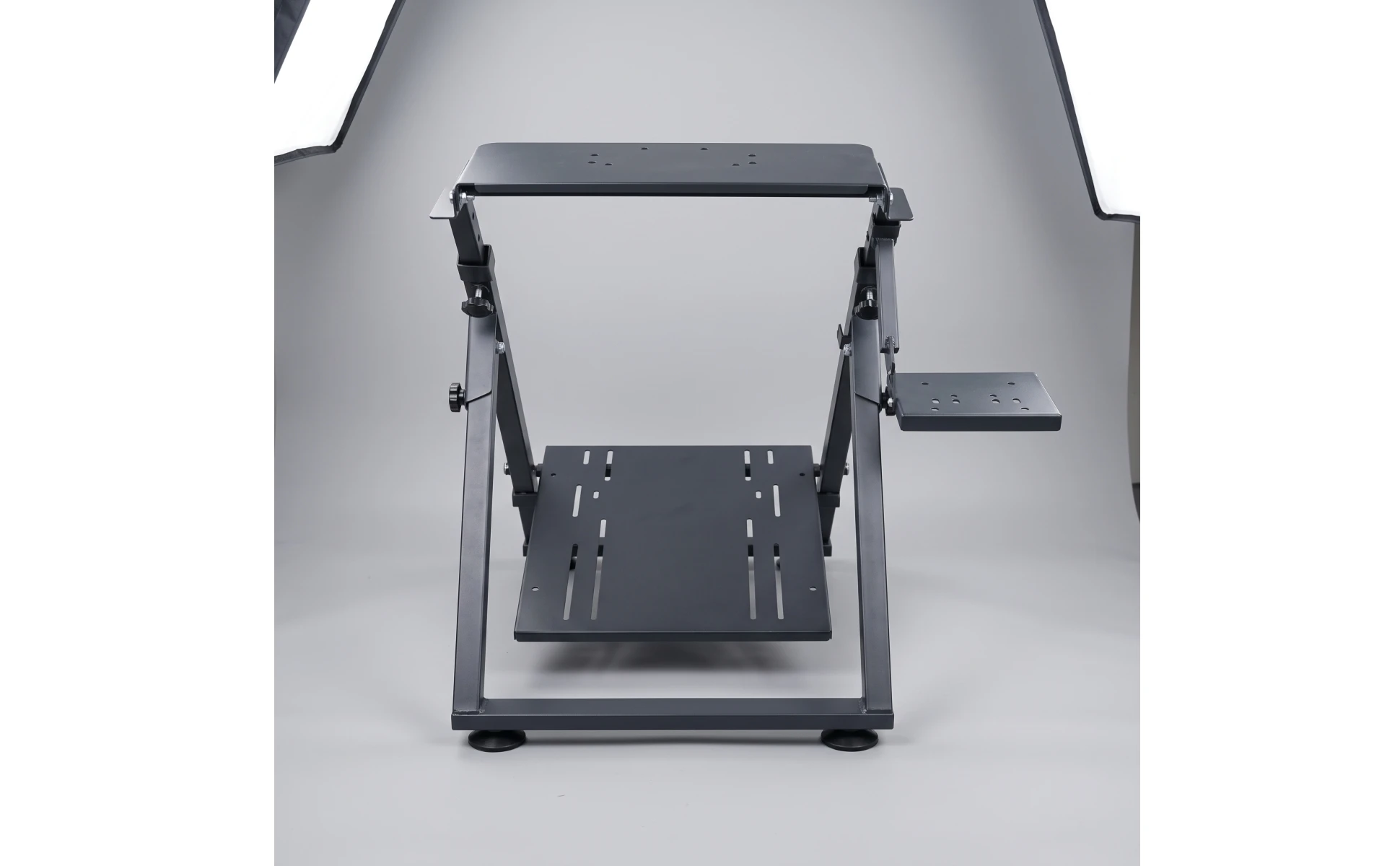 Wheel Stand with Shifter Mount Sturdy Racing Wheel Stand Stable Compact for Gamers, Gaming Room, Bedroom
