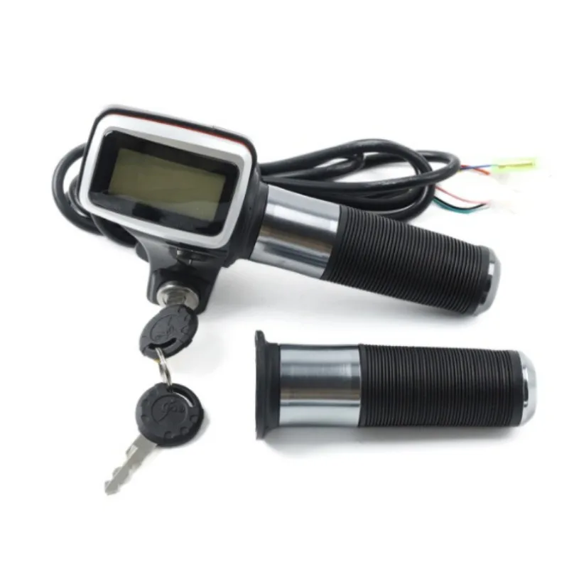 Modification Parts Electric Car LCD Power Display Turn Handle Throttle Accelerator Handlebar For Citycoco Electric Scooter