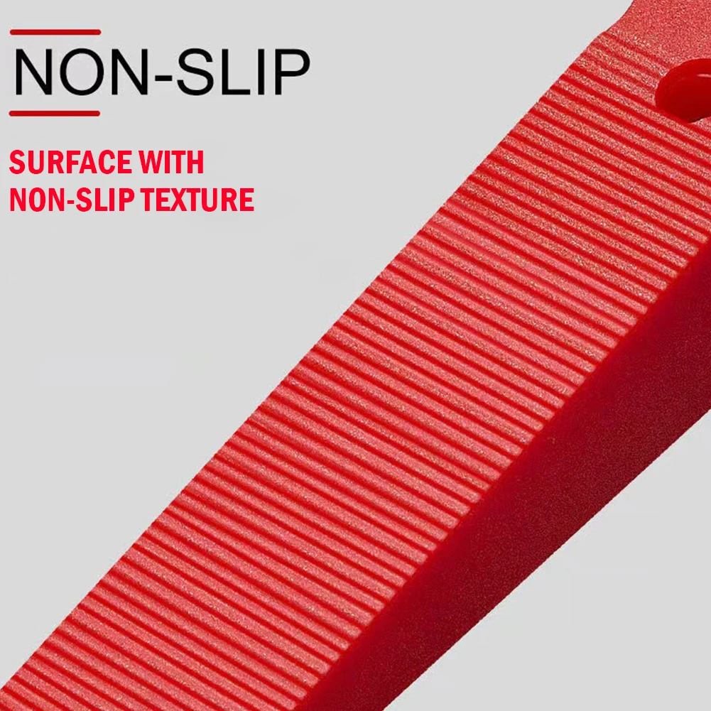 6pcs Leveling Position Wedges Shims Anti Slip Texture Plastic Wedge Set Installer Cushion Block for Door Window Quick Leveling