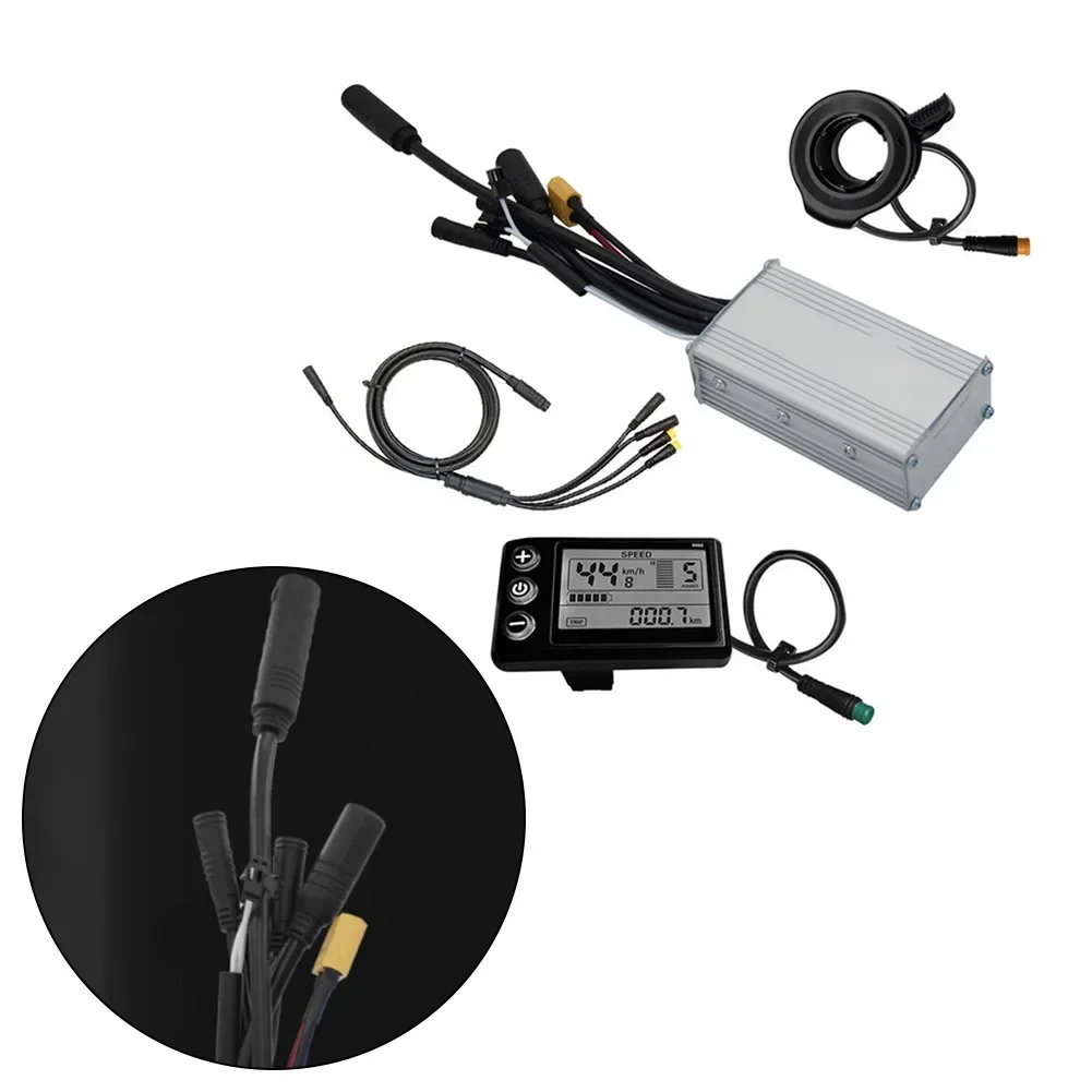 

1 Set Electric Motor Brushless Controller Kit 24V/36V/48V 250W/350W With LCD Display Electric Bicycle Accessories