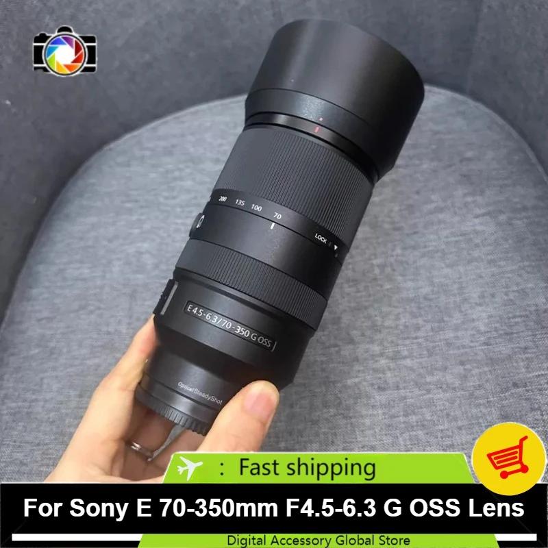Lente teleobjetivo profesional APS-C Sony E 70-350mm F4.5-6.3 G OSS, 95% nuevo y original, para cámaras Sony A6400 A6600 A6700 ZV-E10