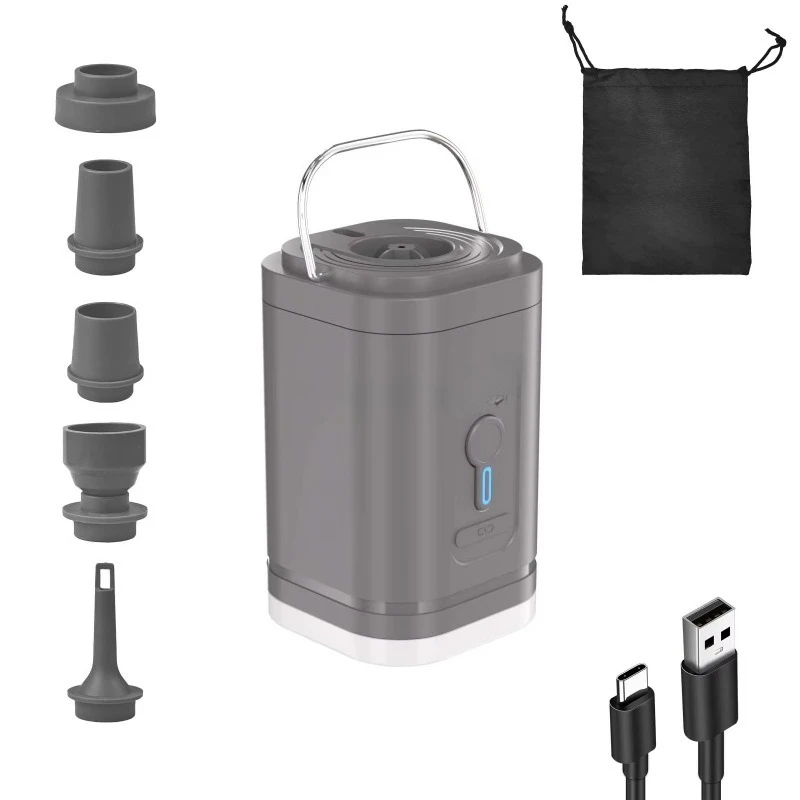 

Portable Mini Air Pump with 1200mAh Battery USB Rechargeable Sleeping Mat Pool Floating Air Bed Air Cushion Swimming Ring