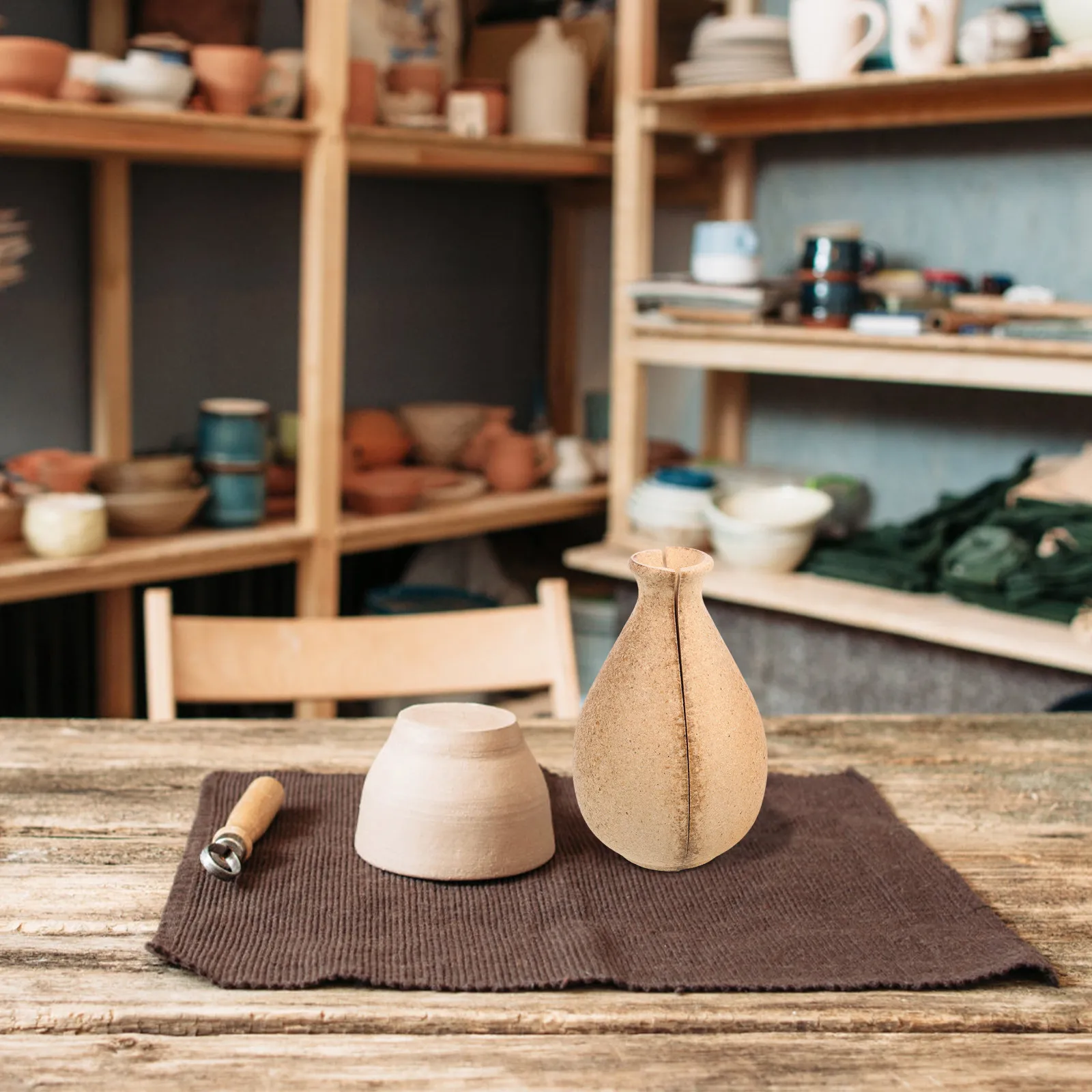 

Набор из 4 деревянных ваз для самостоятельной отделки, неокрашенные, для домашнего декора, художественные вазы для цветов, креативный декор в стиле бохо для свадьбы