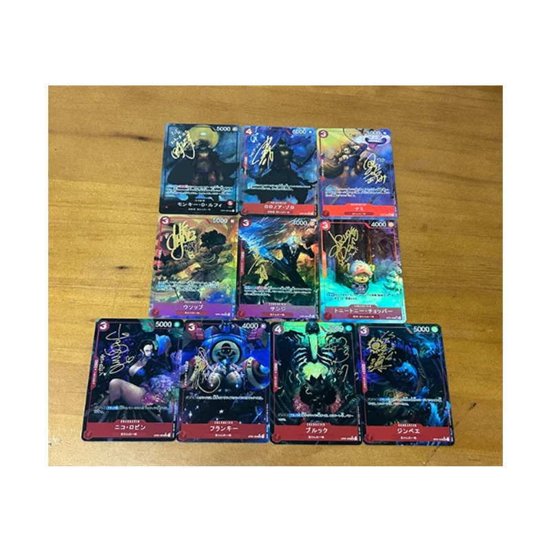 การ์ดสะสมชุดวันพีซทำเอง DIY โรโรโนอา โซโล มังกี้ ดี ลูฟี่ เนเฟอร์ทารี ดี วีวี่ นามิ ของเล่นสะสม ของขวัญ