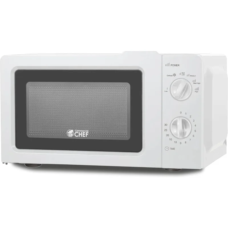 

0.6 cubic foot microwave oven, 6 power settings, small microwave oven with handle, 700W countertop microwave oven