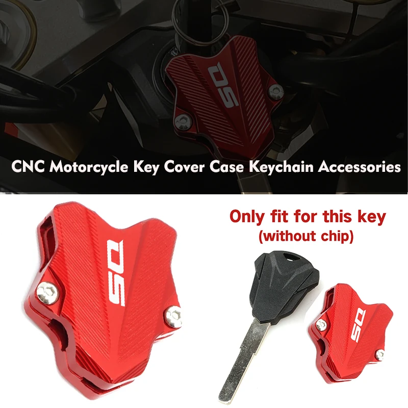 Motorcycle Key Case Cover Shell & KeyChain KeyRing For VOGE DS525X/DS625X DS800X Rally 300RR 500AC DSX 800/300 625/525 AC 300