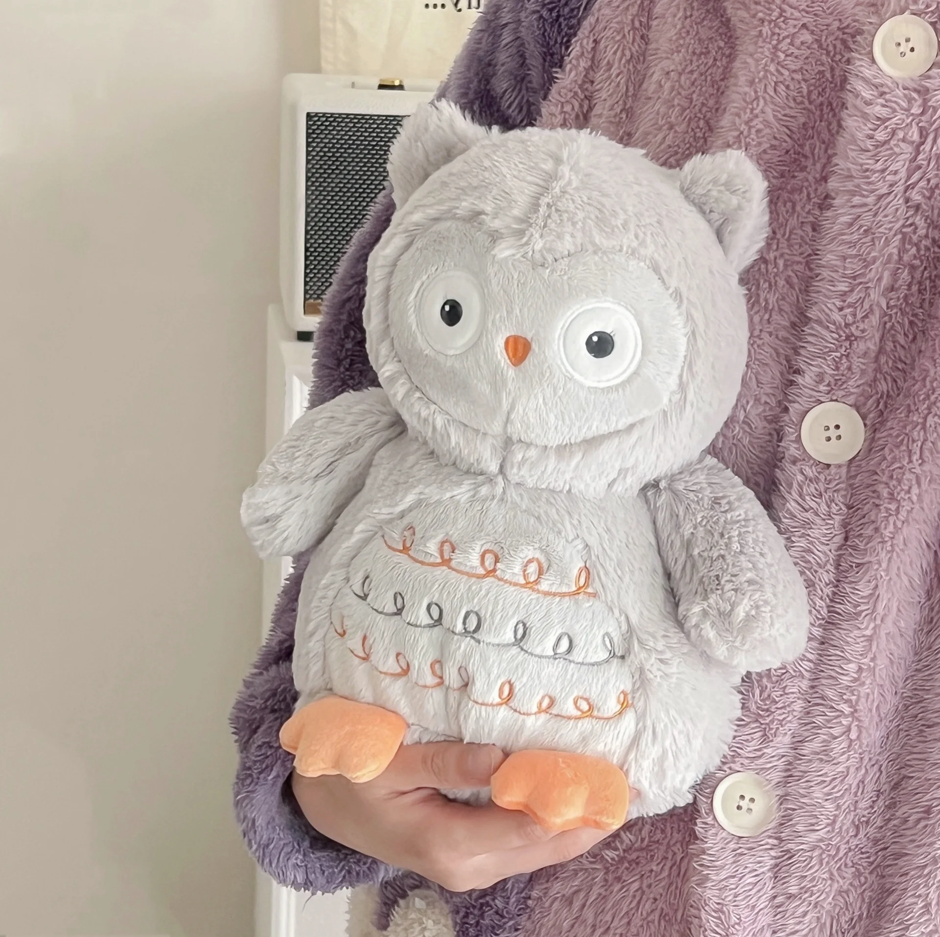 26cm Cute Owl Plush Toys Kawaii Cartoon Nighthawk Doll Soft Simulation Stuffed Eagle Animal Sleep Pillow Xmas Gift for Kids