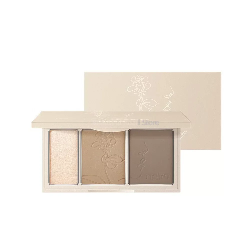 Face Body Sculptor Contour Palette Makeup Long Lasting Soft Touch Highlighter Nose Shadow Bronzer Shading Powder Cosmetics