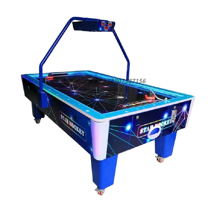 Arcade Game Machine Curved Ice Hockey Table Indoor Hockey Game Machine Coin Operated Curved Surface Air Hockey