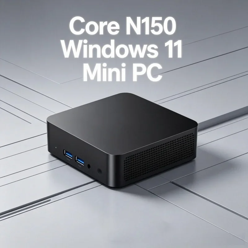 Windows 11 Pro Mini PC BT5.2 WiFi6 Core N150 32GB RAM 1TB/2TB SSD 4K HD Office Gaming PC, Cost-effective with 3 Years Warranty