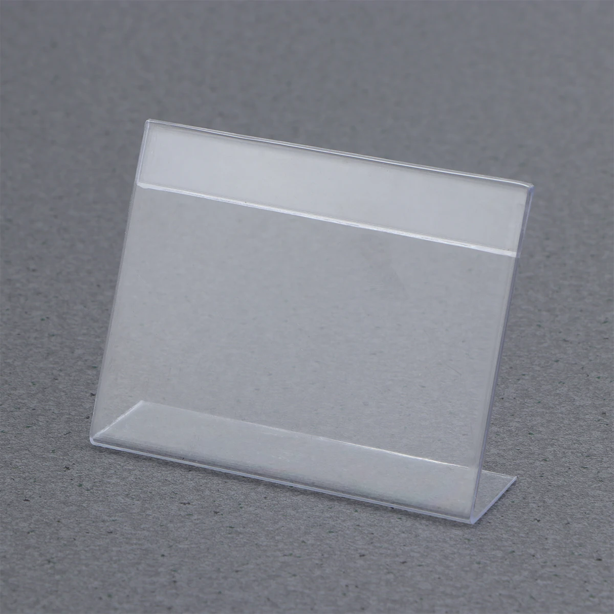 

12pcs Useful Plastic Price Tag Products Label Holder Supermarket Price Tags Transparent Price Tag Label Rack