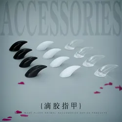 Animal Claw Nails Dropping Glue Prop Epoxy Gel Claws for Furry Cos Handmade DIY Cosplay Prop Role Play Accessories Halloween