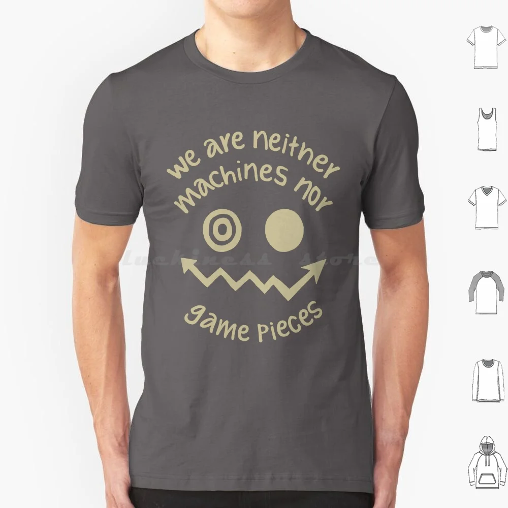 Camiseta We Are Neither de algodón para hombre y mujer, estampado DIY, Anime, Cosplay, logotipo ficticio, Heavenly Delusion, Manga, Maru, Scifi