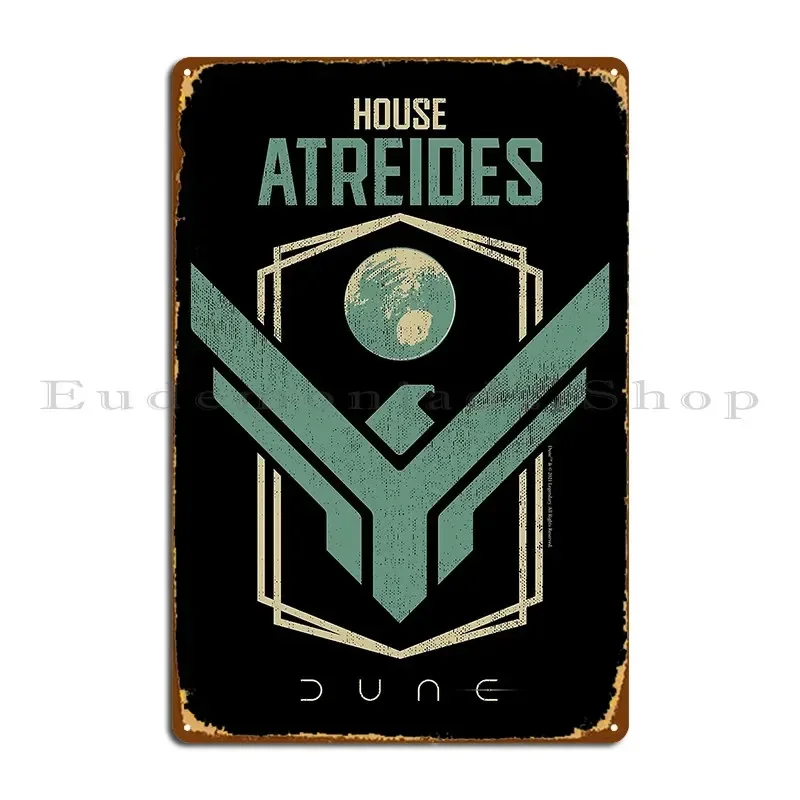 House Atreides Symbol Dune 2021 Film Graphic Metal Signs Funny Customize Custom Create Create Tin Sign Poster