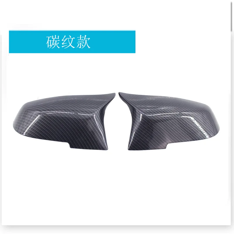 Spiegelkap voor BMW 1 2 3 4 Serie F20 F21 F30 F31 F32 F36 X1 E84 Zwart/Carbon Patroon Vervangende Kap Auto Accessoires