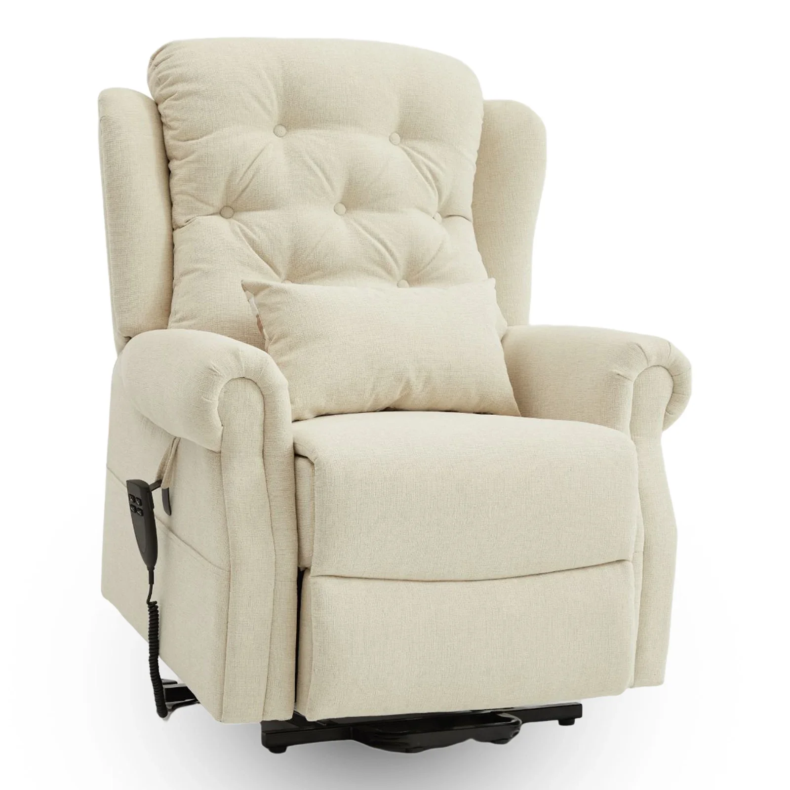 Yeni Varış Yatıyordu Düz Kaldırma Sandalye Recliners Çift Motorlu Yaşlılar İçin Recliner Elektrikli Kaldırma Sandalyesi