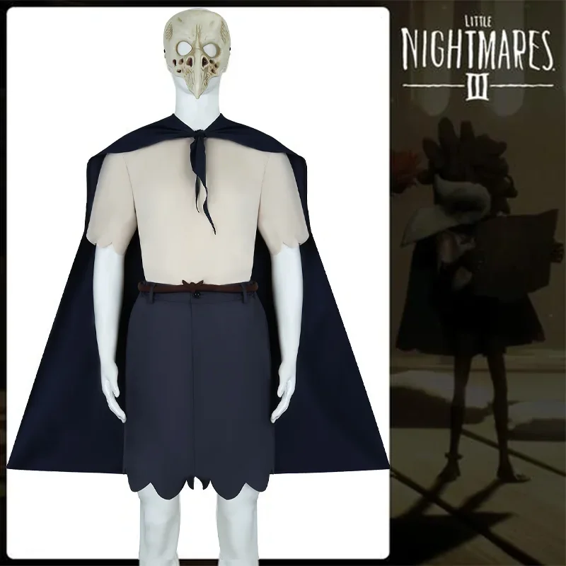 Game Nightmares 3 Low Cosplay Costume Halloween Carnival Party Outfits Women Men Coat Anklet Full Set Uniform Suits Role Play