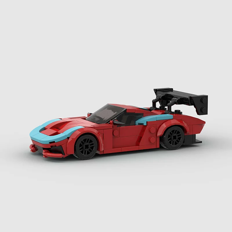 

MOC Red Racing Sports Cars Building Blocks Bricks DIY Sets Gifts Toys For Boys & Girls & Adults 183PCS