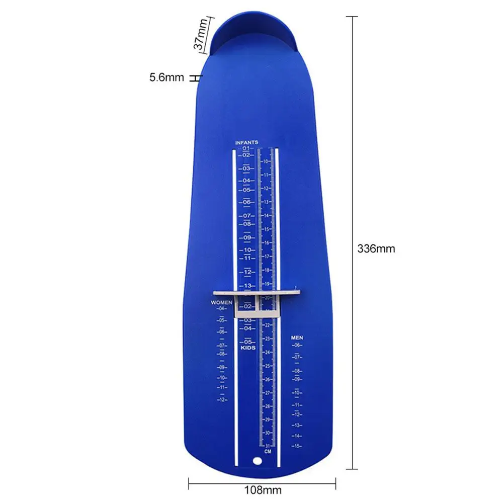 Scale Easy To Carry Shoe Size Meter Fine Workmanship Convenient Home Supplies Foot Length Measuring Ruler Shoe Accessories Gauge