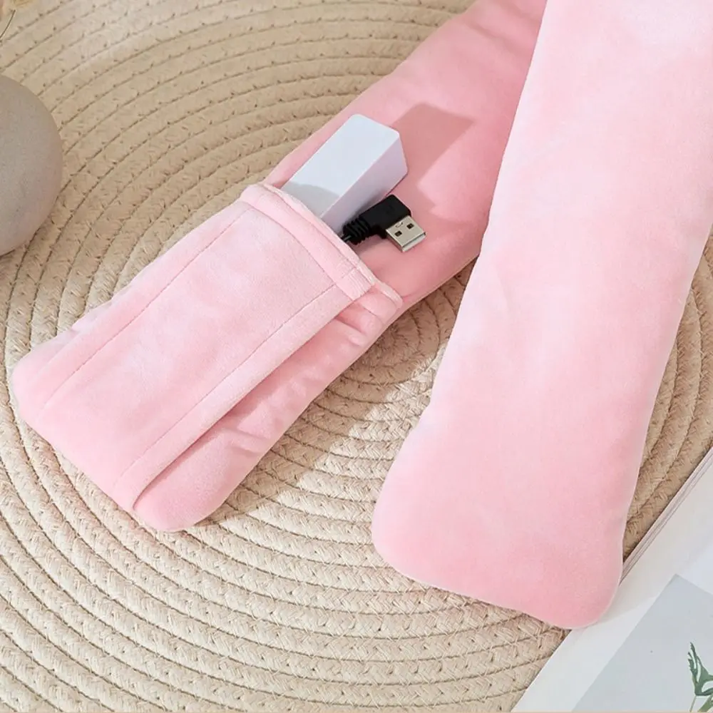Warme elektrische verwarmingssjaal Koudbestendig Comfortabele thermische nekwarmer USB-aangedreven Zachte nekwikkelwarmer Winter buiten