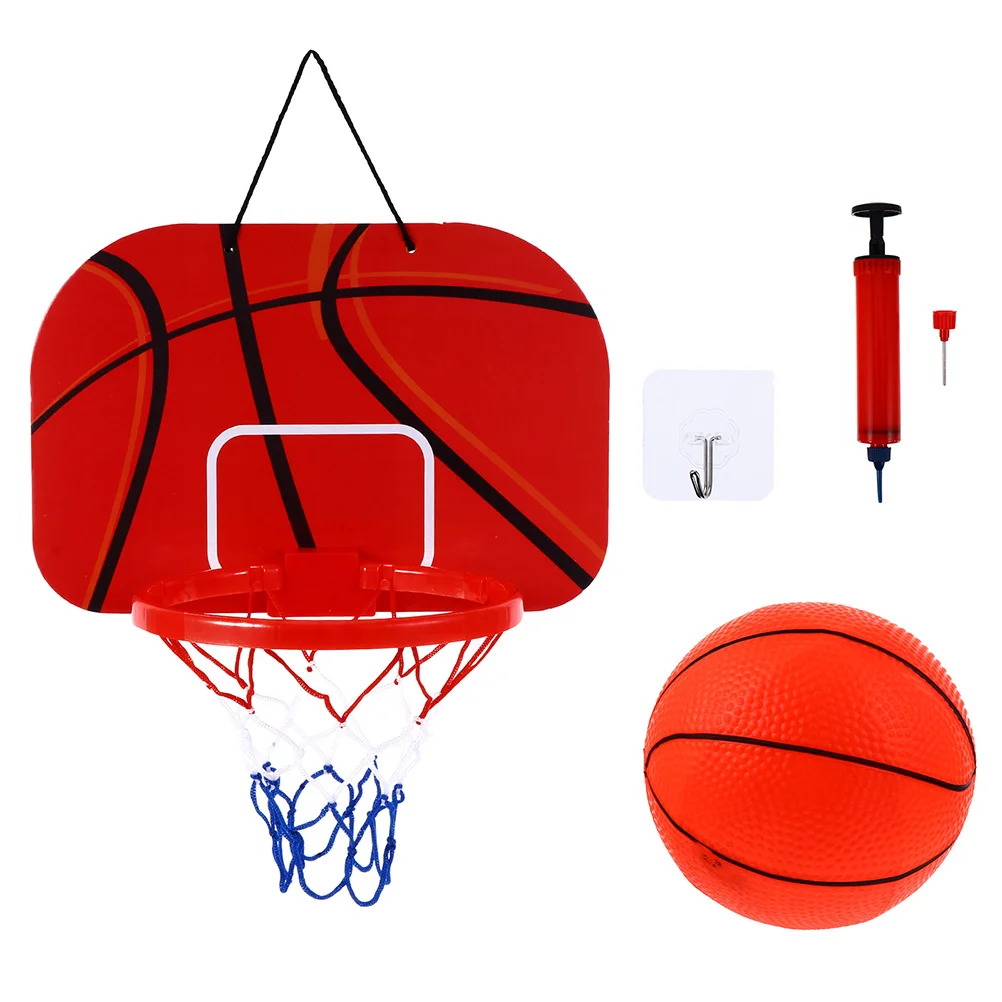 1Set Kids Basketball Frame Hanging Basketball Board Durable Mini Rack for Indoor Outdoor Sports Game Play Game Toys