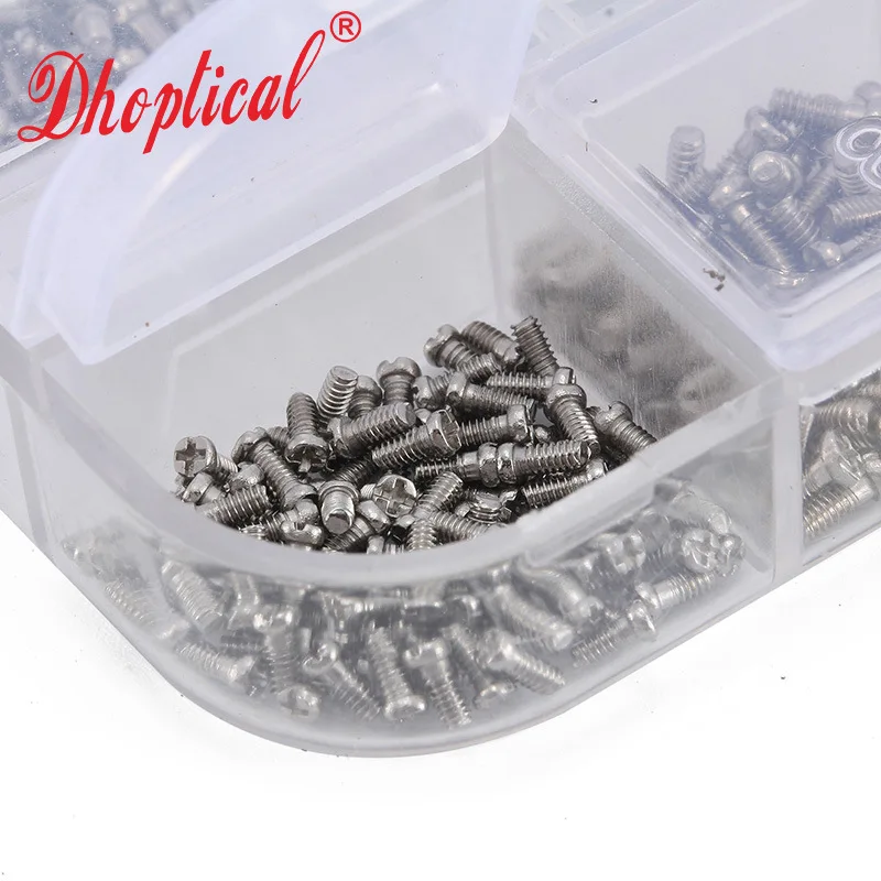 600 Pcs Eyeglasses Accessories Nosepad Frameleg Screw Nut Gasket For Sunglasses and Eyewear Part 4 In Screwdriver SB004