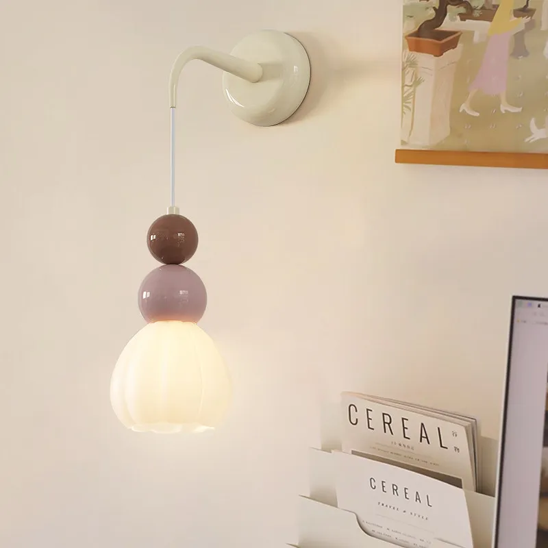 New Model Personality Candy Cream Flower Wall Lamps Living Room Study Lights SBedroom Restaurant Home Decor Creativity Sconces