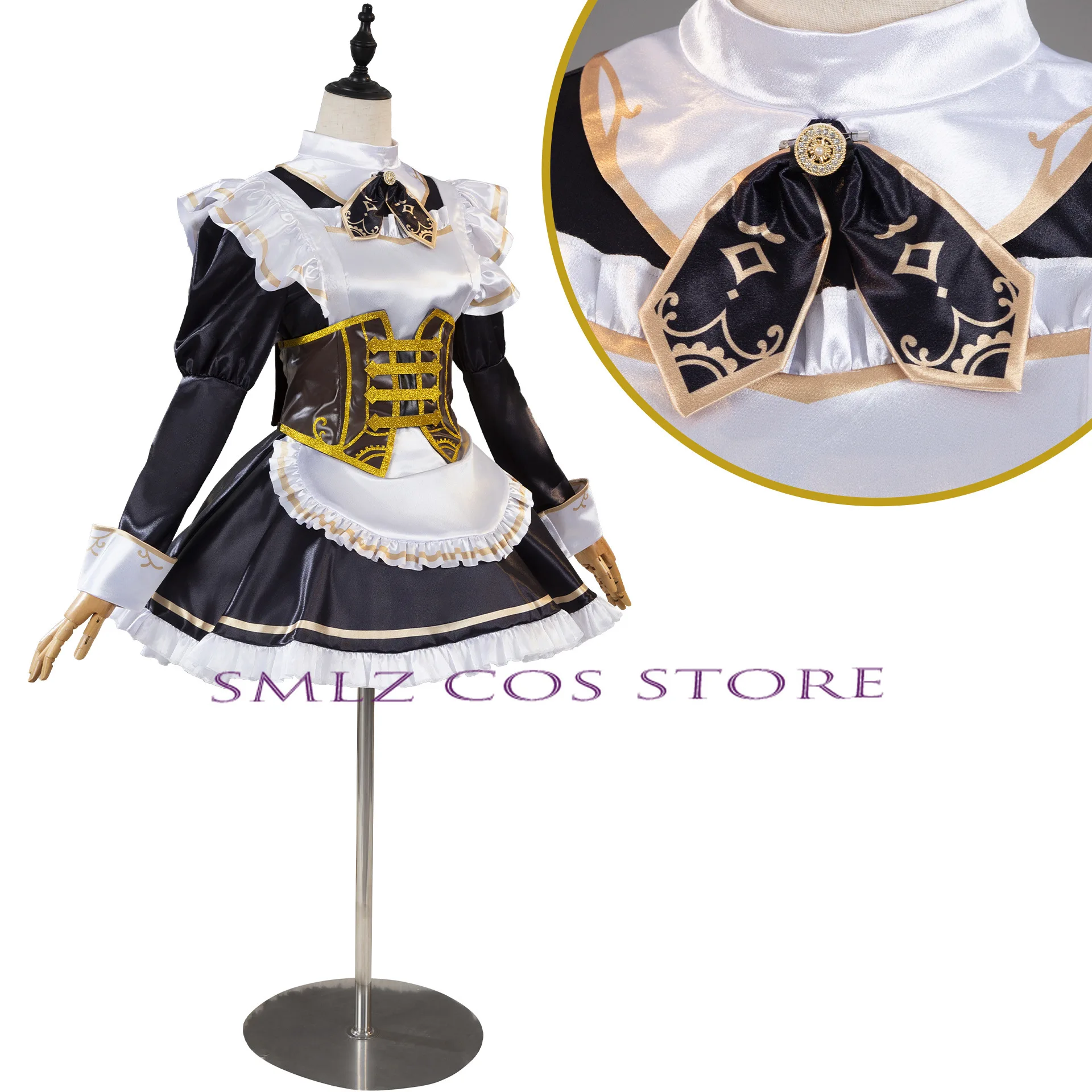 Game Identity V Emma Woods Cosplay Gardener Manor Tea Party Lolita Dress Costume Halloween Party Role Play Outfit for Women