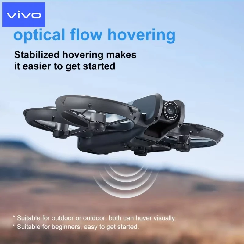 VIVO V666 Mini RC Aerial Drone 8K HD Camera Foldable Intelligent Obstacle Avoidance Screen Remote Control Brushless Motor UAV
