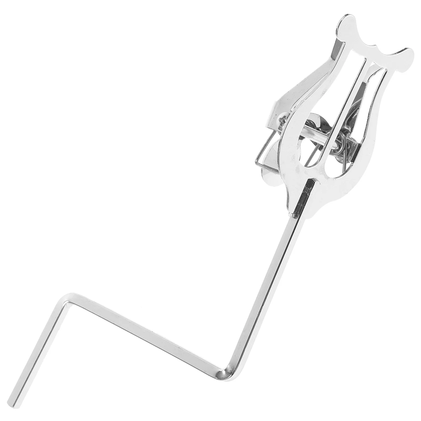 

Lyre Metal Sheet Clip Sheet Music Clamp Sturdy Holder For Saxophone Score Easy Storage Durable Music Score Clip For Saxophone