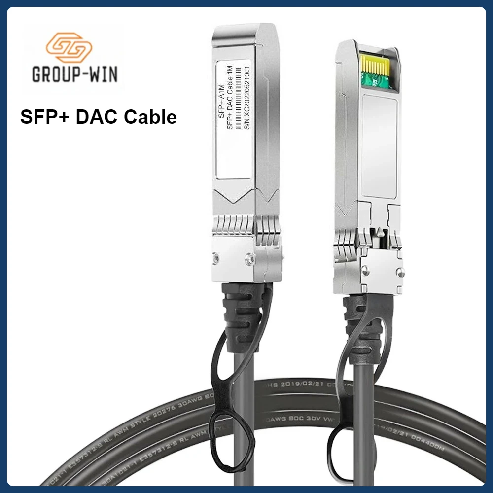 

Штабелируемый кабель 10G SFP+, пассивный кабель прямого подключения (DAC), 0,5–7 м, для коммутатора Cisco, Huawei, HP, Intel и т. д.