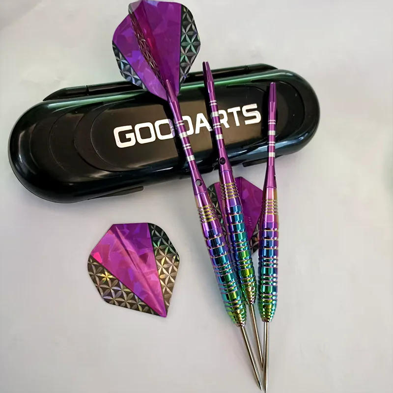 3pcs Colorful Dart Set 23g Professional Steel Tip Darts for Dartboard Game