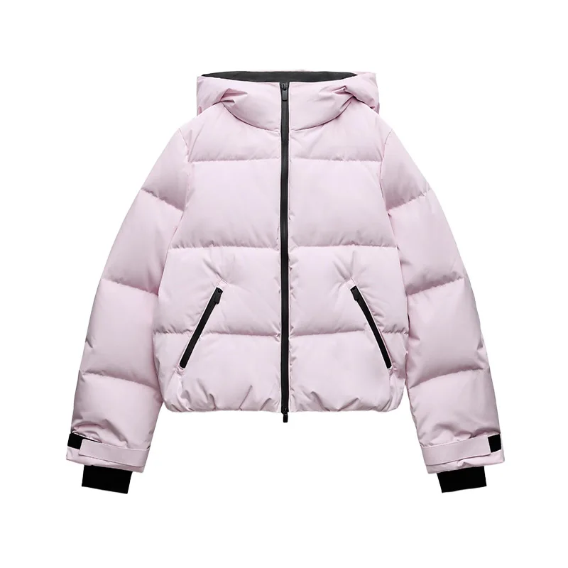 Eleganckie, ciepłe zimowe komplety narciarskie dla kobiet, wiatroodporne, wodoodporne, z kapturem, parki, ciepłe spodnie, nowa kolekcja 2026, odzież sportowa na śnieg dla kobiet.