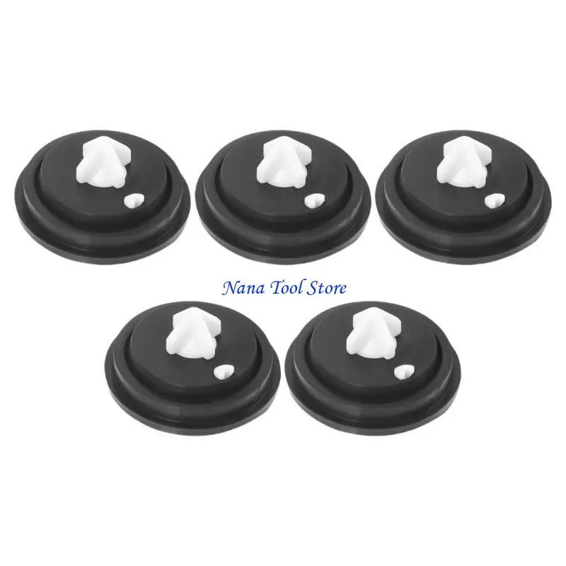 31GJ Upgrades Toilet Cistern Seal set Water Stop Pad Diaphragms Cistern Inlet Membrane Washers 5pcs for Efficient Leak Repair