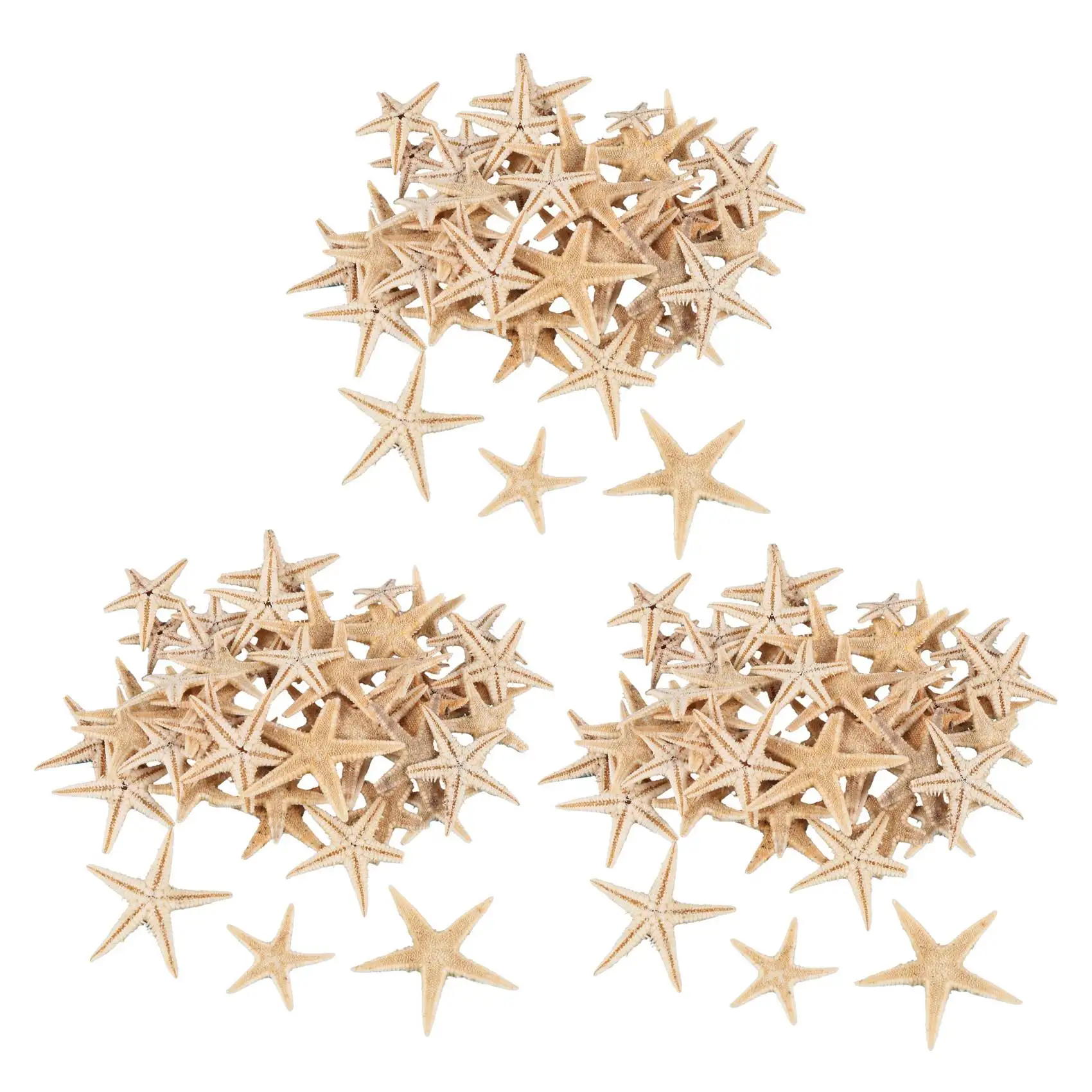 ABWZ-Small Starfish Star Sea Shell Beach Craft 0.4 Inch-1.2 Inch 180 Pcs