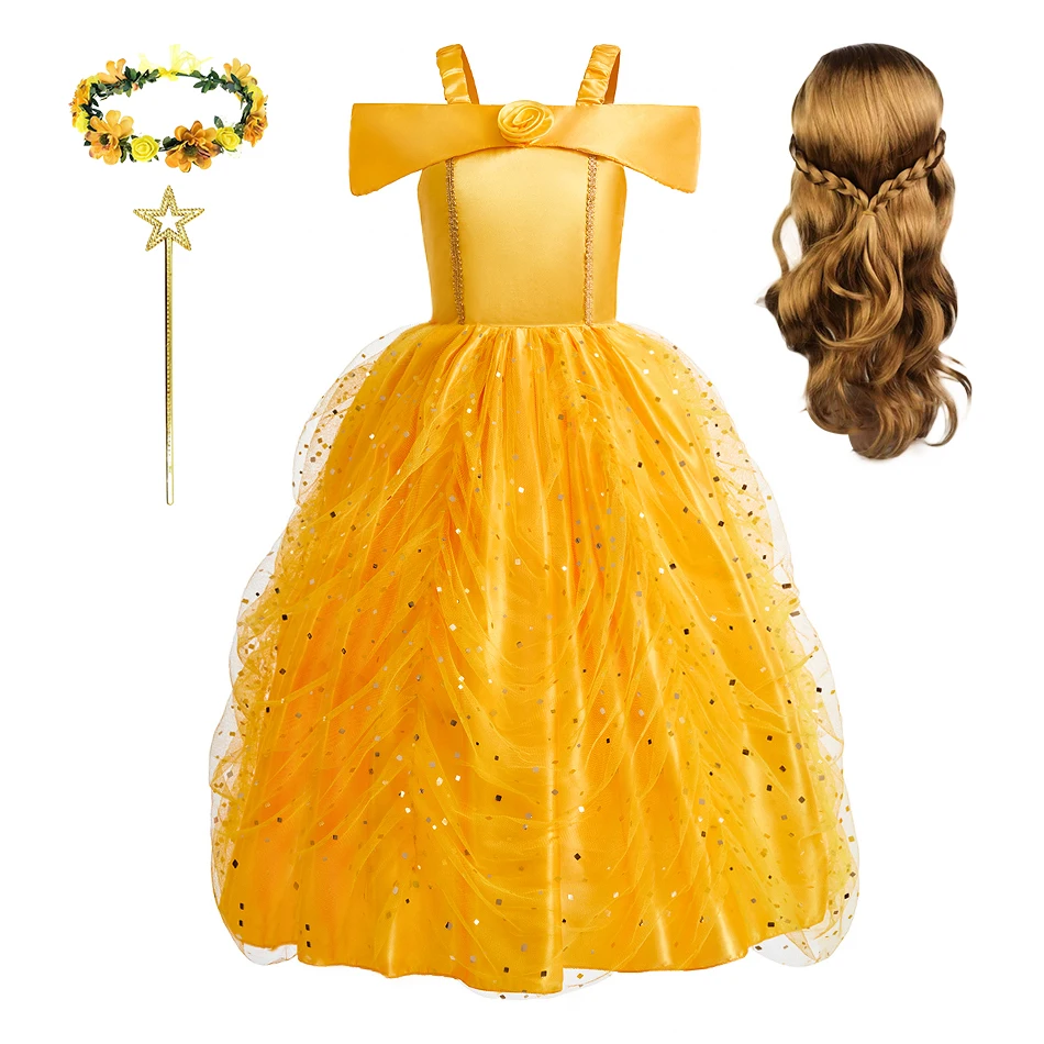 

Kids Summer Dresses Christmas Princess Dress Birthday Party Girls Dresses Baby Girl Clothes Halloween Carnival Cosplay Costume