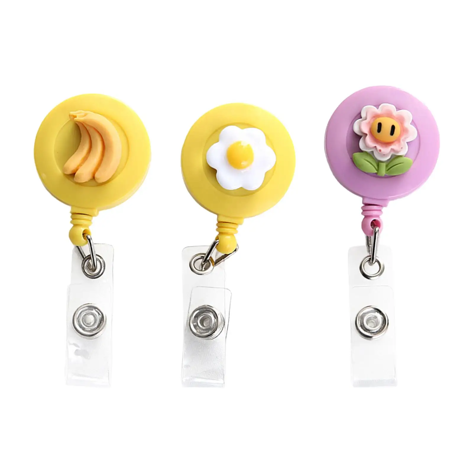 Бейдж с цветочным рисунком, выдвижной держатель для больниц, медсестер, врачей, аптек