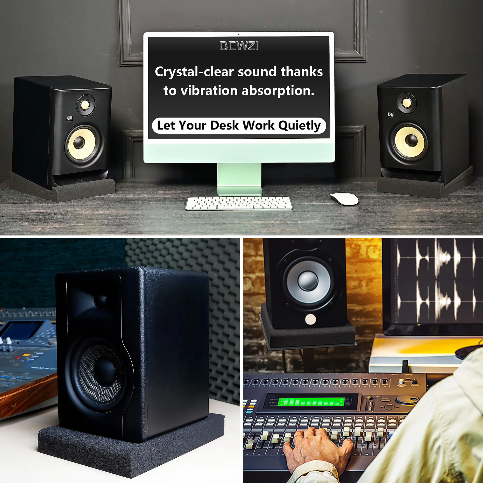 1 Para Podkładek Pod Głośniki  – Studio Monitor Speaker recenzja i cena