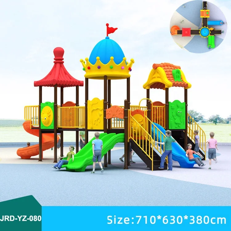 شرائح لعب الأطفال ومرافق الملاهي ومعدات الملعب الخارجية #5