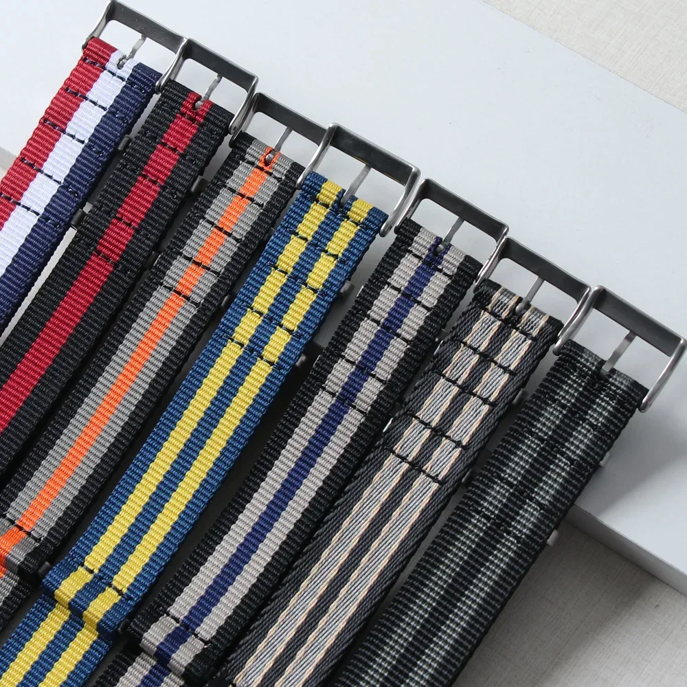 النايلون النسيج حزام (استيك) ساعة ل الناتو تيودور أوميغا NH35 ساعة خمر حزام 20 مللي متر 22 مللي متر عالية الجودة سوار ساعة اكسسوارات